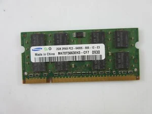 Ram Memory SO-DIMM 2 GB PC2-6400S SAMSUNG M470T5663EH3-CF7 Original #11 - Picture 1 of 1