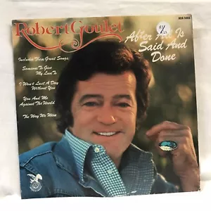 ROBERT GOULET: after all is said and done AOA 12" LP 33 RPM - Imagen 1 de 6