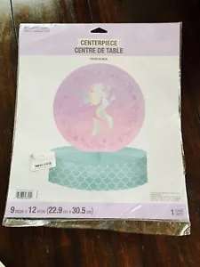Mermaid Shine Silver Foil Party Tableware and Decorations Centerpiece - Picture 1 of 7