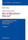 Sören Meyer Wol Neu im Betriebsrat - Was tun?: Grundbegriffe/Kernauf (Broschüre)