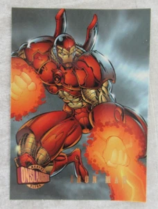 Marvel Ultra Onslaught Iron Man Trading Card Promo 2 Fleer 1996 Rob Liefeld - Bild 1 von 2
