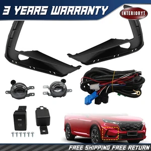 For 2023-2025 Honda CR-V LED Bumper Fog Lights Driving Lamps w/Switch Left+Right - Picture 1 of 10