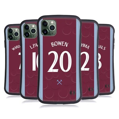 WEST HAM UNITED FC 2023/24 PLAYERS HOME KIT HYBRID CASE FOR APPLE iPHONES PHONES - Image 1 of 4
