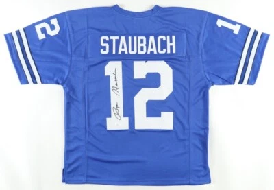 Roger Staubach Signed Dallas Cowboys Jersey (JSA COA) 2xSuper Bowl Champion Q.B. - Image 1 of 4