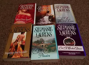 STEPHANIE LAURENS 6 HISTORICAL ROMANCE BOOKS SERIES: CYNSTER - Imagen 1 de 8