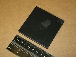 SORBOTHANE SHEET 3X3x1/4" VIBRATION ISO RUBBER PAD 70D with 3M ADHESIVE BACKING - Picture 1 of 3