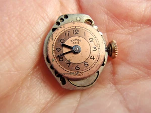 SURER ATIC AO6 WATCH MOVEMENT VINTAGE LADY WORKING - Picture 1 of 14