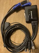 Iogear Gcs22U 2-Port Usb Kvm Switch with Cables and Remote