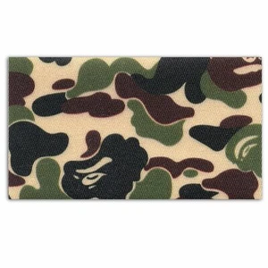 Ape Head Green Camouflage Pattern Box Iron On Foto Patch - Picture 1 of 1