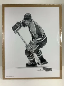 Wayne Gretzky Pencil Sketch Print 11x14 (Amazing) Hockey- Landsman - Picture 1 of 5
