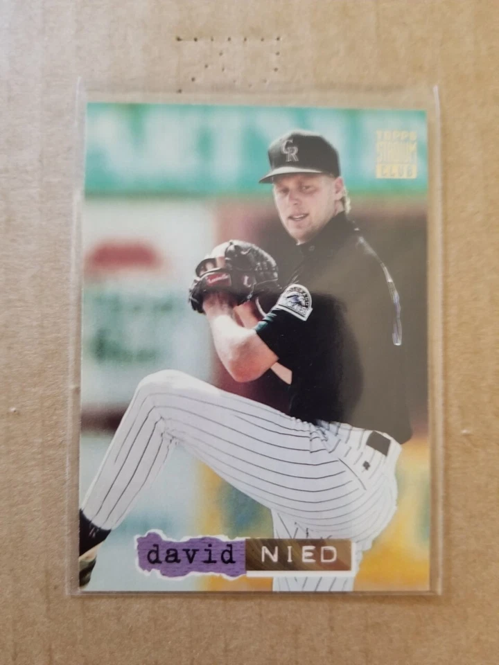 1994 Stadium Club golden rainbow DAVID NIED card # 153 - Image 1 of 1
