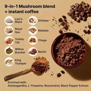 3er Pack Pilzkaffee Bio Kaffee 30 Portionen in einer Packung Weihnachten 180g - Bild 1 von 5