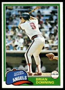 1981 O-Pee-Chee Gray Back Brian Downing California Angels #263 R107 - Picture 1 of 2