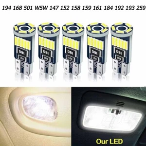 Super Blanco T10 194 168 W5W 2825 LED Placa Interior Bombillas 6000K - Imagen 1 de 8