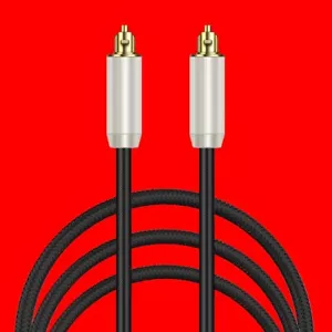 Toslink Optical Cable Digital Audio Sound Fiber Optic SPDIF Cord Wire Dolby DTS - Picture 1 of 1