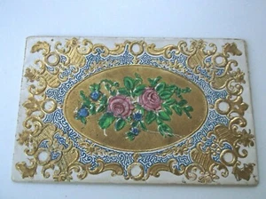 Antiguo anuncio de saludo manuscrito de 1889 idioma alemán con fecha - Imagen 1 de 5