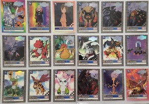 DIGIMON SERIES 2 SILVER STAMP 2000, BANDAI, UPPER DECK, FULL SET 1 - 32. NM/M