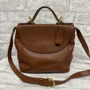 Coach Vintage 4158 Soho Legacy Handle Crossbody Bag British Tan - Bild 1 von 14