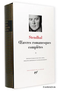 Stendhal: Oeuvres romanesques complètes, tome 2 (Bibliothèque de la Pléiade) - Bild 1 von 1