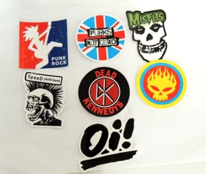 Punk Rock Sticker Lot - Misfits Dead Kennedys Punks Not Dead Speed Skull - Bild 1 von 12
