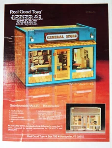 NEW REAL GOOD TOYS GENERAL STORE WOOD KIT SEALED BOX VERMONT 1983 MODEL #706 USA - Picture 1 of 10