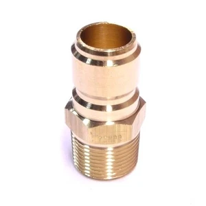 Foster 75MPB Serie ST 3/4" Maschio NPT Spina Ottone Rapida Dritta Passante FST - Foto 1 di 3