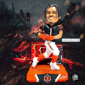 JA'MARR CHASE Cincinnati Bengals "Highlight Series" NFL Bobblehead - Picture 1 of 11