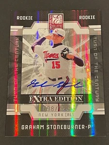 2010 Donruss Elite Extra Edition Graham Stoneburner AUTO 98/125 Yankees - Picture 1 of 3