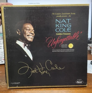 Nat King Cole - Golden Treasury Unforgettable 6LP Vinyl Box Set Collection - Foto 1 di 4