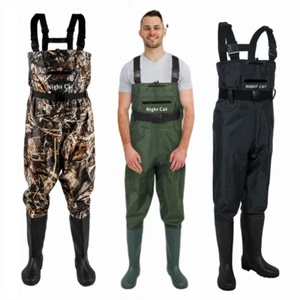Fishing Waiters Wader for Men with Boots Waterproof Overall Chest Waders Hunting - Picture 1 of 18