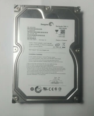Seagate Barracuda 7200.11 1.5TB Internal 7200RPM 3.5" (ST31500341AS) HDD - Image 1 of 2