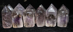 680g 12 Stück NATÜRLICHER HÜBSCHER AMETHYST KRISTALL QUARZ PUNKT HEILUNG - Bild 1 von 11