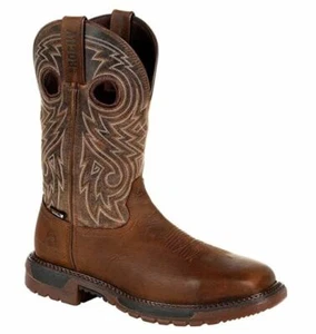 ROCKY RUGGED TRAIL STEEL TOE WATERPROOF WESTERN BOOT RKW0368 - Picture 1 of 1