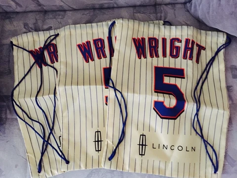 NEW YORK mets David Wright DRAWSTRING BACKPACK/Lincoln -Sponsor ,limited edit Cover