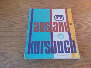 Auslandskursbuch Winter 25.09.1977 - 27.05.1978 / Deutsche Bundesbahn - Picture 1 of 8