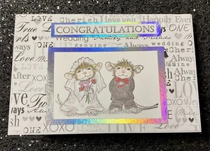 Handmade Wedding Card - Picture 1 of 1