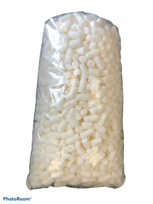Minipak Biodegradable Packing Peanuts 1.5 Cu Ft Compostable White Noodle Shaped - Image 1 of 4