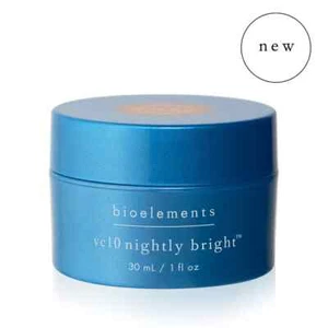 Bio Elements Vc10 Nightly Bright Overnight Brightening Facial Creme 1 fl oz - Picture 1 of 1