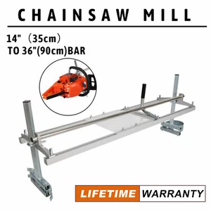 Chainsaw Mill 14"-36" Portable Chain Saw Mill Aluminum Steel Planking Lumber - Picture 1 of 17