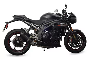 Speed Triple 1050 3-1 Auspuff SP Diabolus Carbon Rund XLS Carbon Auslass 2018 - Bild 1 von 12