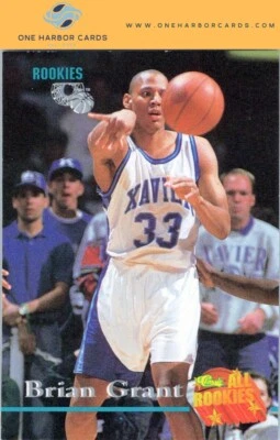 1995 Classic Xavier Musketeers Basketball Card #103 Brian Grant - Image 1 of 2