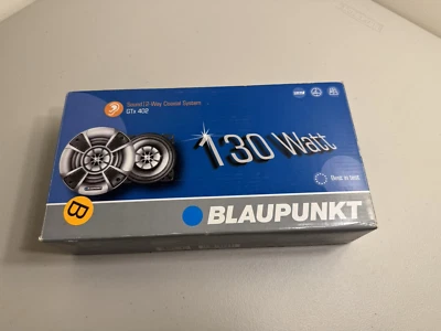 Blaupunkt GTX 402 4-Inch 130W 2-Way Coaxial Car Audio Speaker NIB - Image 1 of 4