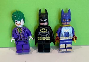 Vintage Batman The Joker Batgirl Lego Roblox Style Figures 6" Tall - Picture 1 of 13