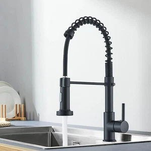 Küchen Spültischarmatur, Feder Küchenarmatur mit herunterziehbarer Brause - Bild 1 von 7