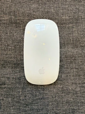 Apple A1657 Magic Mouse 2 Wireless/Bluetooth Rechargeable White/Silver - Image 1 of 4