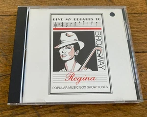 Regina: Give My Regards to Broadway CD Popular Show Tunes played on Music Box - Picture 1 of 3