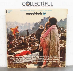 WOODSTOCK - CLASSIC ROCK (WHO, HENDRIX +) COTILLION 1970 - LP SET *ONLY 2 LPS*🔥 - Picture 1 of 4