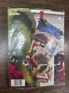 Kit Medias Fieltro Bucilla Coolin It Santa At The Beach 18" Navidad - Imagen 1 de 3