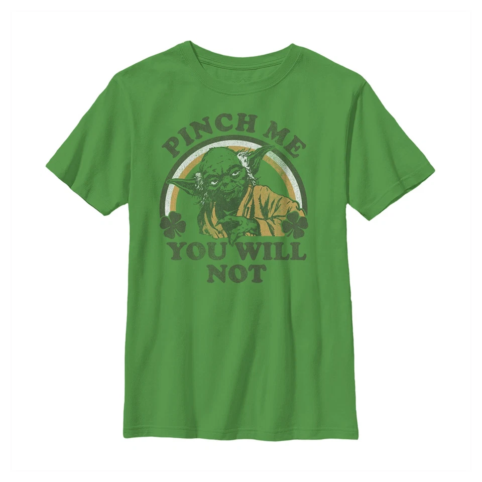 Boy's Star Wars Yoda Pinch Me Will You Not T-Shirt - Image 1 of 1