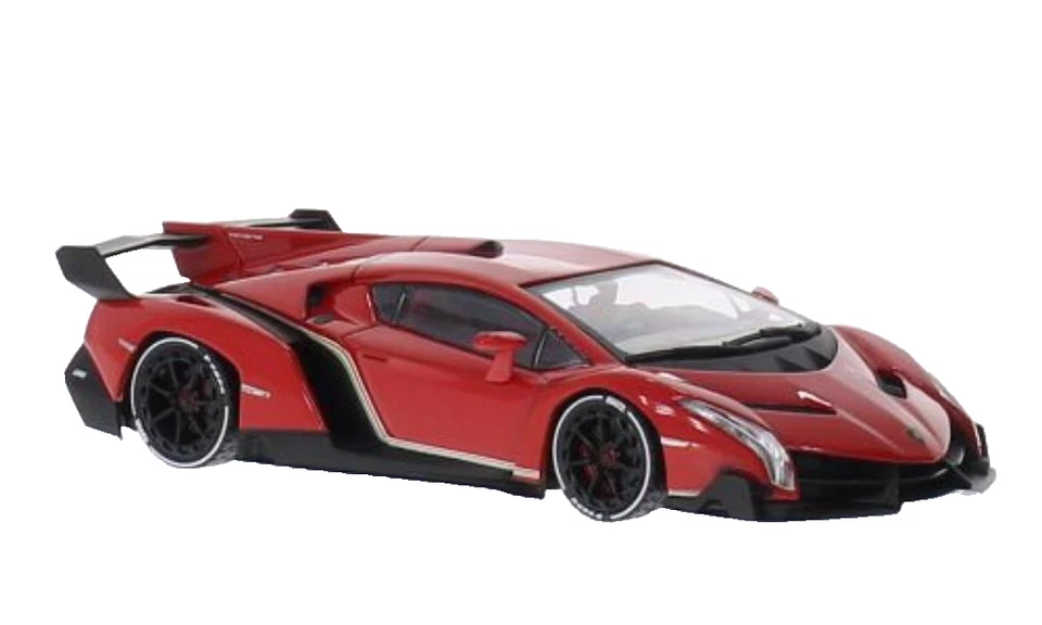 LAMBORGHINI Veneno 1:24 Auto Modellini rossa Automobile a frizione Bambini rosso - Immagine 1 di 1